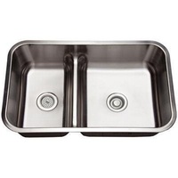 Double Bowl Kitchen Sink 34'' x 21'' x 9'' Double Bowl Kitchen Sink 34'' x 21'' x 9''