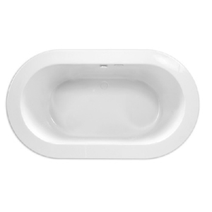 MIRWHS7140WH Winter Haven Unique Size Soaking Tub - White MIRWHS7140WH Winter Haven Unique Size Soaking Tub - White