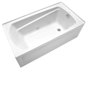 MIRBDS6032RWH Bradenton 60'' x 32'' Soaking Tub - White MIRBDS6032RWH Bradenton 60'' x 32'' Soaking Tub - White