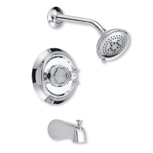 MIRBR8030CP/MIR3001 Boca Raton One Handle Tub & Shower Faucet - Polished Chrome MIRBR8030CP/MIR3001 Boca Raton One Handle Tub & Shower Faucet - Polished Chrome