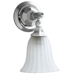 MIRBRKW1LGTCP Boca Raton 1 Bulb Wall Sconce - Polished Chrome MIRBRKW1LGTCP Boca Raton 1 Bulb Wall Sconce - Polished Chrome
