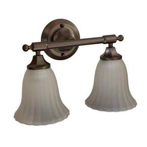 MIRBRKW2LGTORB Boca Raton 2 Bulb Bathroom Lighting - Oil Rubbed Bronze MIRBRKW2LGTORB Boca Raton 2 Bulb Bathroom Lighting - Oil Rubbed Bronze