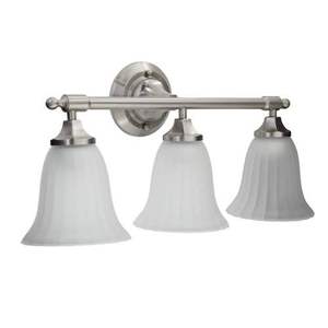 MIRBRKW3LGTCP Boca Raton 3 Bulb Bathroom Lighting - Polished Chrome MIRBRKW3LGTCP Boca Raton 3 Bulb Bathroom Lighting - Polished Chrome