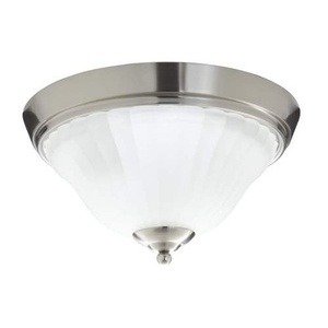 MIRBRKWFMLGTBN Boca Raton Flush Mount Ceiling Light - Brushed Nickel MIRBRKWFMLGTBN Boca Raton Flush Mount Ceiling Light - Brushed Nickel