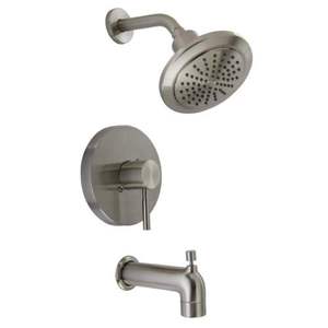 MIRED8030BN/MIR3001 Edenton One Handle Tub & Shower Faucet - Brushed Nickel MIRED8030BN/MIR3001 Edenton One Handle Tub & Shower Faucet - Brushed Nickel