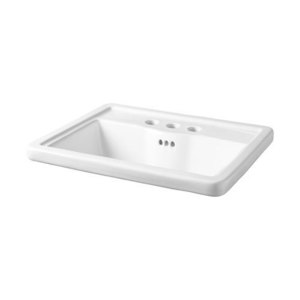 MIRKW454AWH Key West Self Rimming Bathroom Sink - White MIRKW454AWH Key West Self Rimming Bathroom Sink - White
