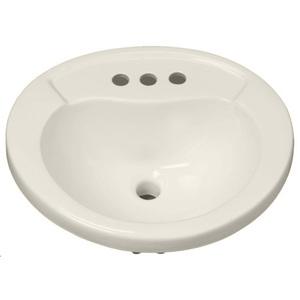 MIRPR454BS Provincetown Self Rimming Bathroom Sink - Biscuit MIRPR454BS Provincetown Self Rimming Bathroom Sink - Biscuit