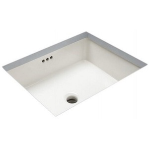 MIRU1713WH Undermount Style Bathroom Sink - White MIRU1713WH Undermount Style Bathroom Sink - White