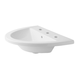 MIRWH458WH Winter Haven Self Rimming Bathroom Sink - White MIRWH458WH Winter Haven Self Rimming Bathroom Sink - White