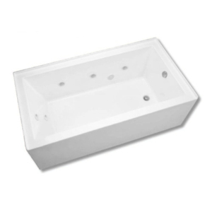 MIREDA6032RWH Edenton 60'' x 32'' Air Tub - White MIREDA6032RWH Edenton 60'' x 32'' Air Tub - White