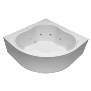 MIRSAW6060RWH St. Augustine 60" Corner Whirlpool Bath - White MIRSAW6060RWH St. Augustine 60" Corner Whirlpool Bath - White