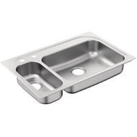 Double Bowl Kitchen Sink 33 x 22 Double Bowl Kitchen Sink 33 x 22