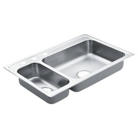 Double Bowl Kitchen Sink 33 x 22 Double Bowl Kitchen Sink 33 x 22