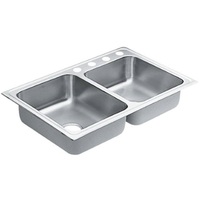 Double Bowl Kitchen Sink 33 x 22 Double Bowl Kitchen Sink 33 x 22
