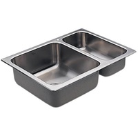 Double Bowl Kitchen Sink 25-1/2 x 18-3/4 Double Bowl Kitchen Sink 25-1/2 x 18-3/4