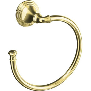 K10557-PB Devonshire Towel Ring Bathroom Accessory - Vibrant Polished Brass K10557-PB Devonshire Towel Ring Bathroom Accessory - Vibrant Polished Brass