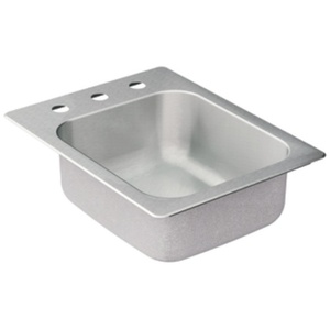 M22231 Camelot Stainless Steel Single Bowl Kitchen Sink - Stainless Steel M22231 Camelot Stainless Steel Single Bowl Kitchen Sink - Stainless Steel