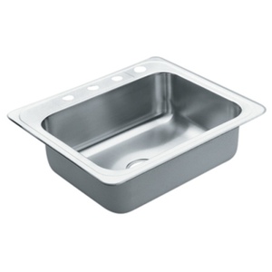 M22832 Excalibur Stainless Steel Single Bowl Kitchen Sink - Stainless Steel M22832 Excalibur Stainless Steel Single Bowl Kitchen Sink - Stainless Steel
