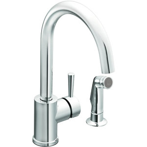M7106 Level Single Handle Kitchen Faucet - Chrome M7106 Level Single Handle Kitchen Faucet - Chrome