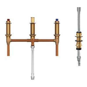 M9796 M-Pact Whirlpool Faucet Valve Rough In Valve - Rough Brass M9796 M-Pact Whirlpool Faucet Valve Rough In Valve - Rough Brass