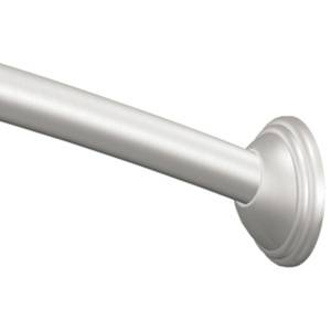 CSIDN2155BN Inspirations Shower Rod Shower Curtain Rod - Brushed Nickel CSIDN2155BN Inspirations Shower Rod Shower Curtain Rod - Brushed Nickel