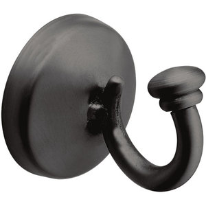 CSIDN4903BK Sienna Robe Hook Bathroom Accessory - Matte Black CSIDN4903BK Sienna Robe Hook Bathroom Accessory - Matte Black