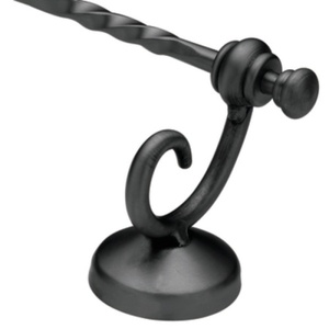 CSIDN4918BK Sienna Towel Bar Bathroom Accessory - Matte Black CSIDN4918BK Sienna Towel Bar Bathroom Accessory - Matte Black