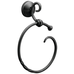 CSIDN4986BK Sienna Towel Ring Bathroom Accessory - Matte Black CSIDN4986BK Sienna Towel Ring Bathroom Accessory - Matte Black