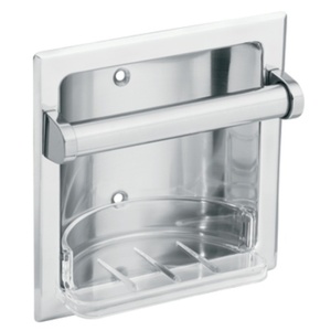 CSIDN5065 Donner Commercial Soap Dish Bathroom Accessory - Chrome CSIDN5065 Donner Commercial Soap Dish Bathroom Accessory - Chrome