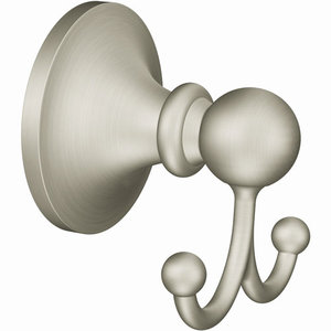 CSIDN8203BN Wembley Robe Hook Bathroom Accessory - Brushed Nickel CSIDN8203BN Wembley Robe Hook Bathroom Accessory - Brushed Nickel