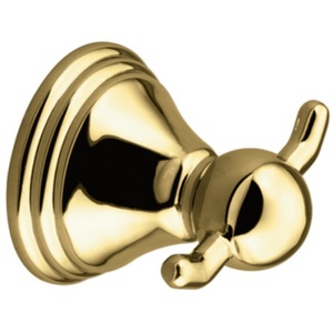 CSIDN8403PB Preston Robe Hook Bathroom Accessory - Polished Brass CSIDN8403PB Preston Robe Hook Bathroom Accessory - Polished Brass