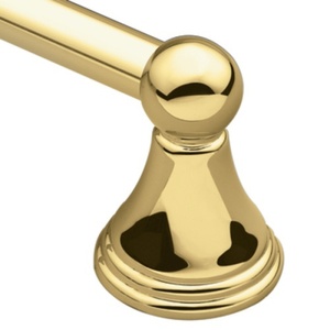 CSIDN8424PB Preston Towel Bar Bathroom Accessory - Polished Brass CSIDN8424PB Preston Towel Bar Bathroom Accessory - Polished Brass