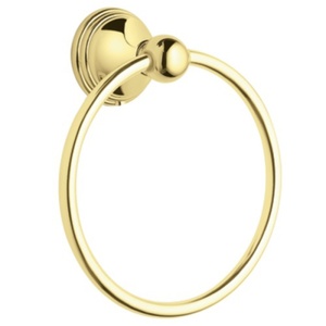 CSIDN8486PB Preston Towel Ring Bathroom Accessory - Polished Brass CSIDN8486PB Preston Towel Ring Bathroom Accessory - Polished Brass