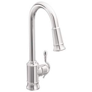 MS7208C Woodmere Pull-Out Spray Kitchen Faucet - Polished Chrome MS7208C Woodmere Pull-Out Spray Kitchen Faucet - Polished Chrome