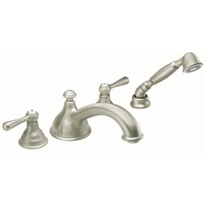 MT912BN/M9796 Kingsley Deck Mount With Handshower Tub Faucet - Brushed Nickel MT912BN/M9796 Kingsley Deck Mount With Handshower Tub Faucet - Brushed Nickel