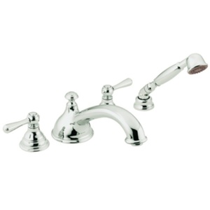 MT912/M9796 Kingsley Deck Mount With Handshower Tub Faucet - Chrome MT912/M9796 Kingsley Deck Mount With Handshower Tub Faucet - Chrome
