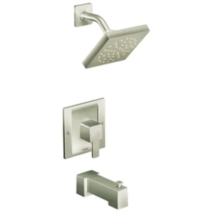 MTS2713EPBN/MOE2510 90 Degree One Handle Tub & Shower Faucet - Brushed Nickel MTS2713EPBN/MOE2510 90 Degree One Handle Tub & Shower Faucet - Brushed Nickel