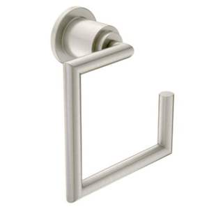 CSIYB0886BN Arris Towel Ring Bathroom Accessory - Brushed Nickel CSIYB0886BN Arris Towel Ring Bathroom Accessory - Brushed Nickel