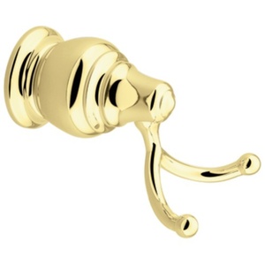 CSIYB4703PB Decorator Robe Hook Bathroom Accessory - Polished Brass CSIYB4703PB Decorator Robe Hook Bathroom Accessory - Polished Brass