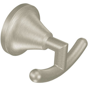 CSIYB5803BN Icon Robe Hook Bathroom Accessory - Brushed Nickel CSIYB5803BN Icon Robe Hook Bathroom Accessory - Brushed Nickel