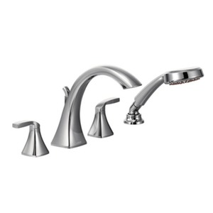 MT694/M9796 Voss Deck Mount With Handshower Tub Faucet - Chrome MT694/M9796 Voss Deck Mount With Handshower Tub Faucet - Chrome