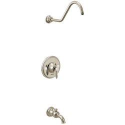 MTS32104NH/MOE2510 Weymouth One Handle Tub & Shower Faucet - Chrome MTS32104NH/MOE2510 Weymouth One Handle Tub & Shower Faucet - Chrome