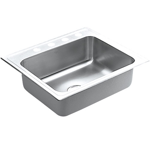 M22224 Camelot Stainless Steel Single Bowl Kitchen Sink - Stainless Steel M22224 Camelot Stainless Steel Single Bowl Kitchen Sink - Stainless Steel