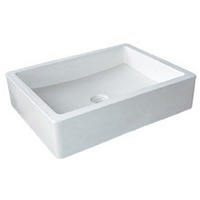 Vessel Style Bathroom Sink 19-1/2 x 15 x 4-1/2 Vessel Style Bathroom Sink 19-1/2 x 15 x 4-1/2