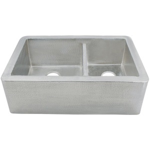 NCPK576 Farmhouse Duet Apron Front / Specialty Sink Kitchen Sink - Brushed Nickel NCPK576 Farmhouse Duet Apron Front / Specialty Sink Kitchen Sink - Brushed Nickel