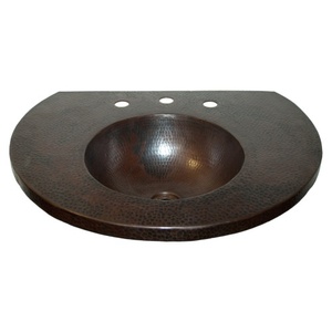 NVNT202 Bordeaux Vanity Top Bathroom Vanity - Antique Copper NVNT202 Bordeaux Vanity Top Bathroom Vanity - Antique Copper