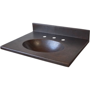 NVNT362 Sedona Vanity Top Bathroom Vanity - Antique Copper NVNT362 Sedona Vanity Top Bathroom Vanity - Antique Copper