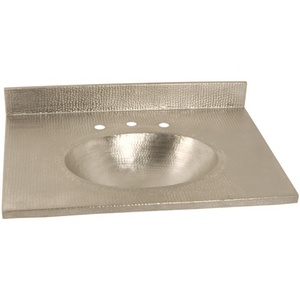 NVNT365 Sedona Vanity Top Bathroom Vanity - Brushed Nickel NVNT365 Sedona Vanity Top Bathroom Vanity - Brushed Nickel