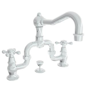 N930B/15 Chesterfield 8'' Widespread Bathroom Faucet - Polished Nickel - Natural N930B/15 Chesterfield 8'' Widespread Bathroom Faucet - Polished Nickel - Natural