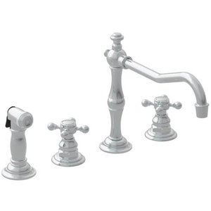 N943/15 Chesterfield Two-Handle Kitchen Faucet - Polished Nickel - Natural N943/15 Chesterfield Two-Handle Kitchen Faucet - Polished Nickel - Natural